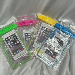 Waterproof Phone Pouch - Green, Pink, Yellow, Blue